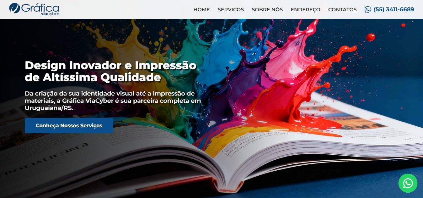 Imagem do Projeto Gráfica Via Cyber